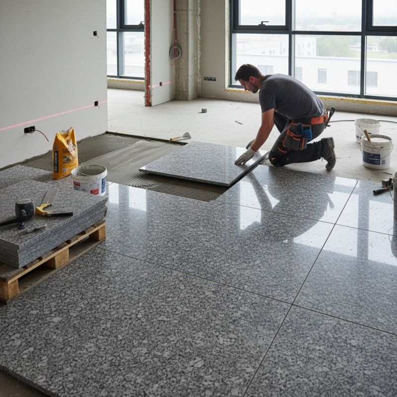 Granite Tile Laying