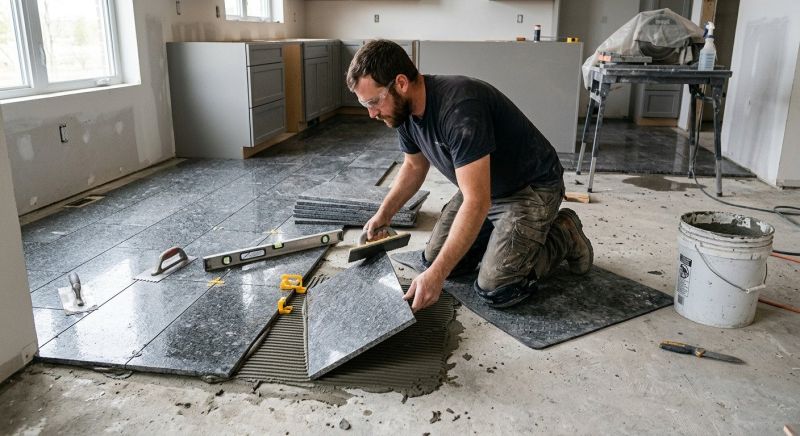Granite Tile Laying Service